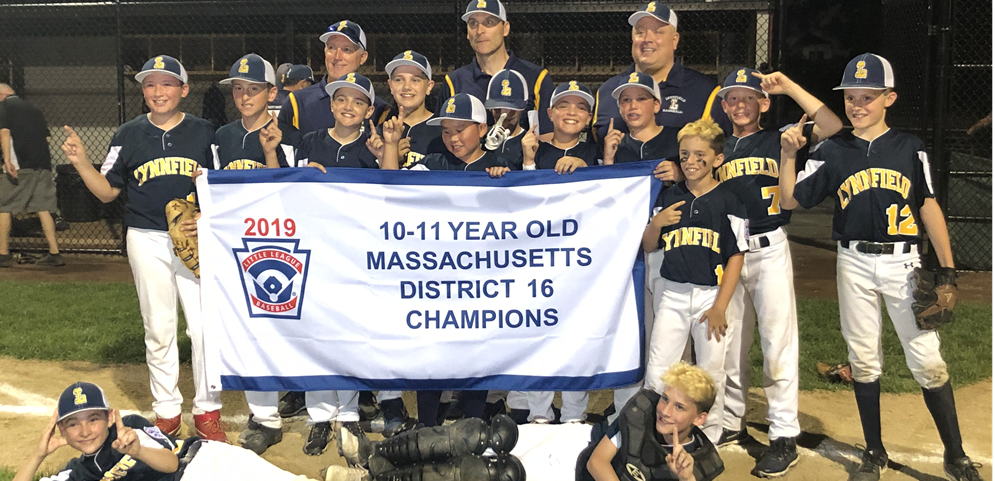 2019 11 year old District 16 Champions